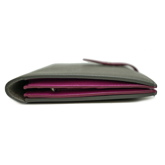 Celine Gray Leather Wallet Bifold Long - Picture 1 of 15
